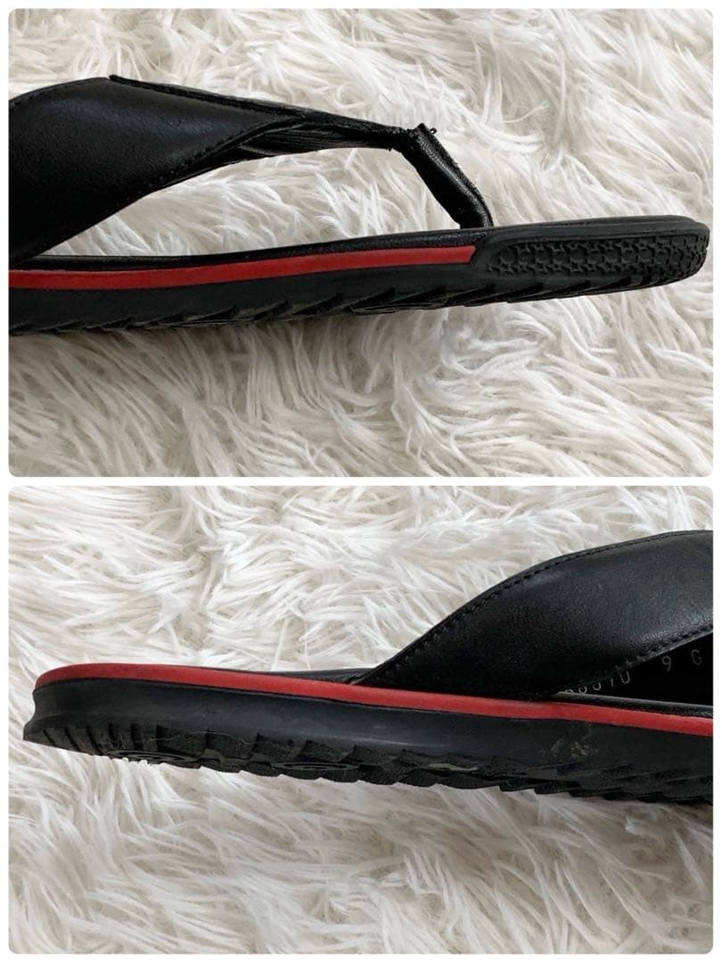 GUCCI　グッチ　シェリーライン　グッチシマ　GGロゴ　トング　レザーサンダル