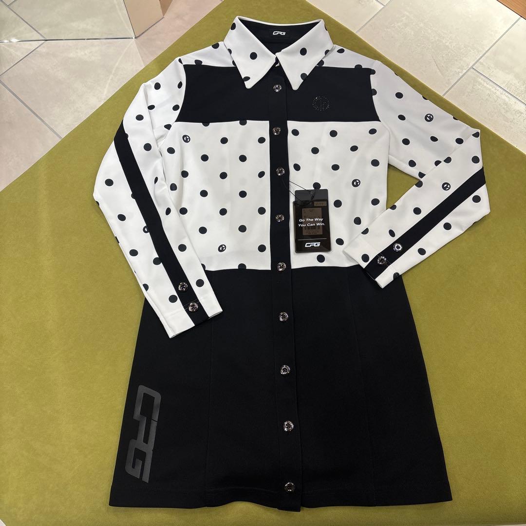 CPG ドット柄 ワンピース Mサイズ