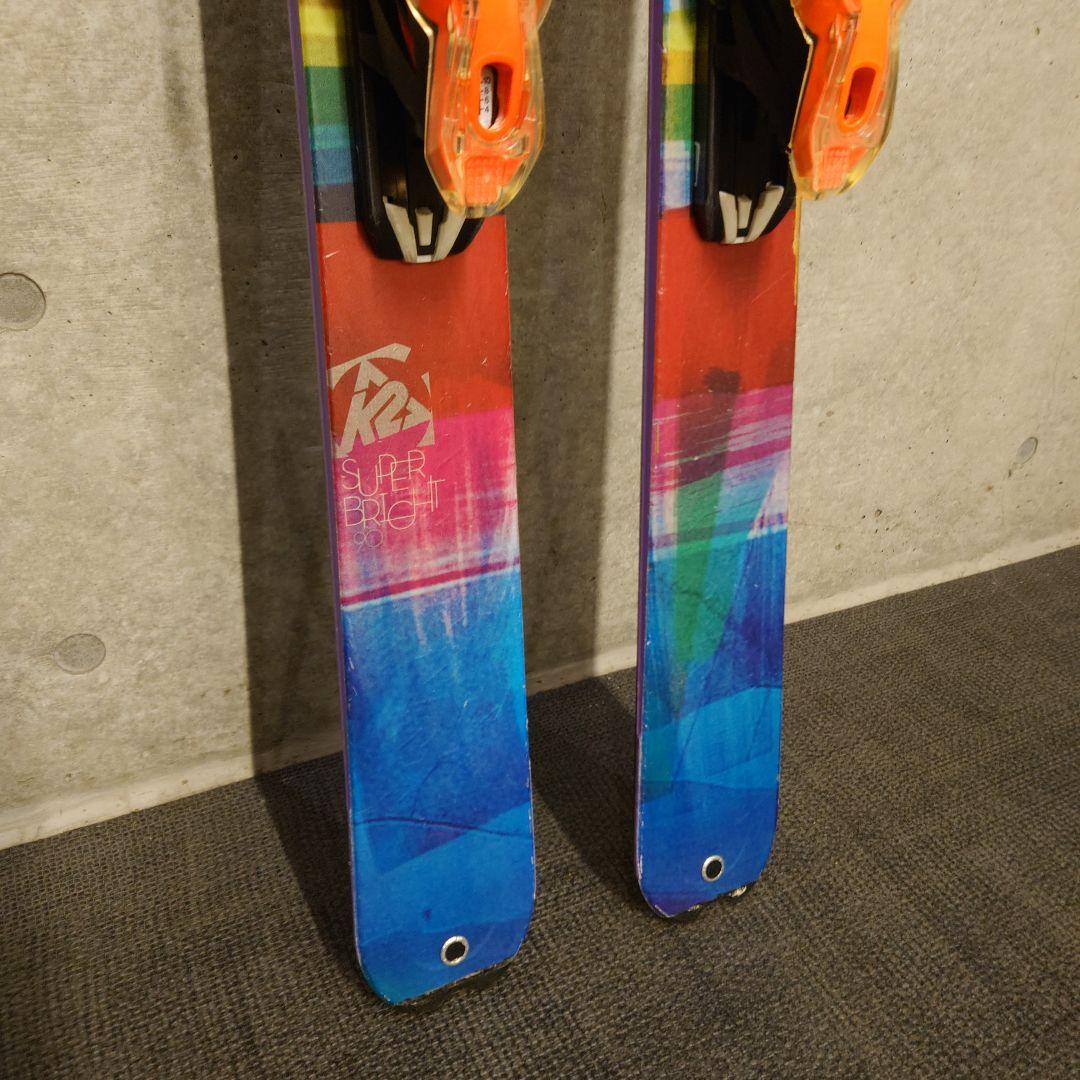 K2 SUPER BRIGHT 90 スキー板　160cm パウダー