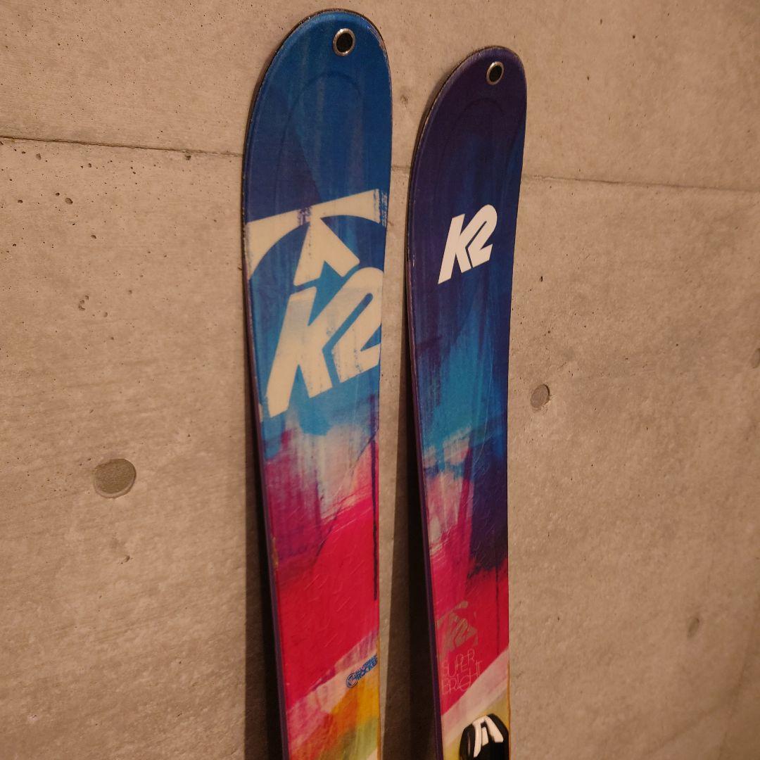 K2 SUPER BRIGHT 90 スキー板　160cm パウダー
