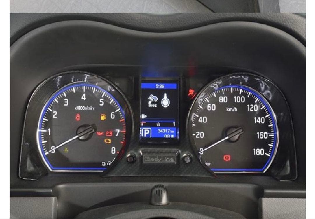 新品！Body Lineメーターカスタムパネル【ボディーライン】カーボン