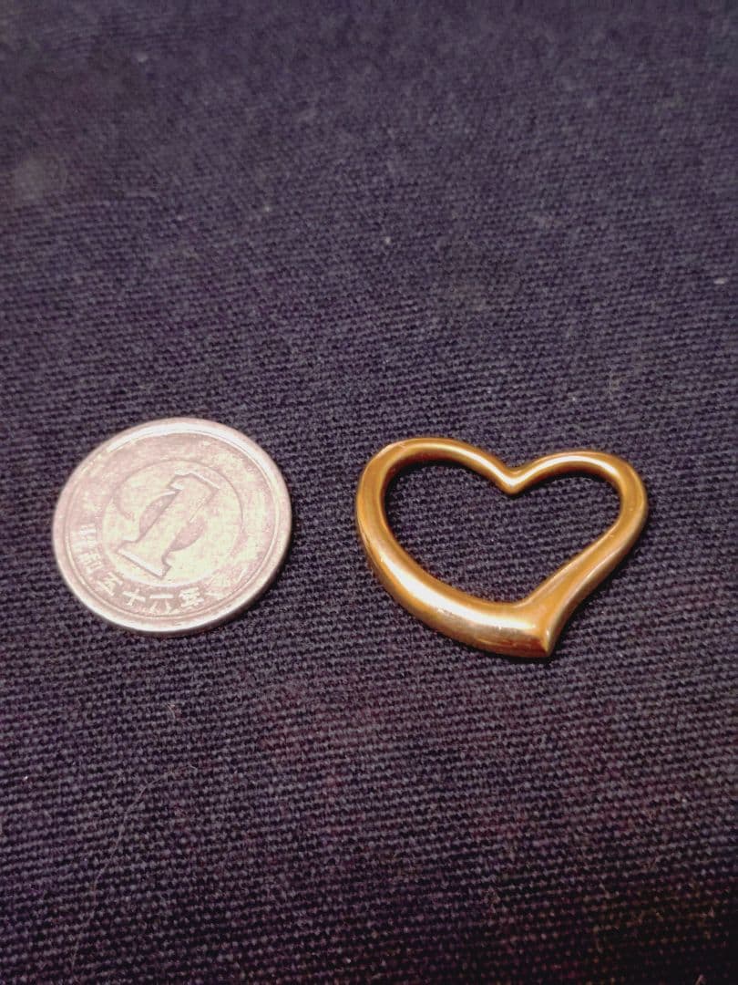 k18 オープンハート ペンダントトップ