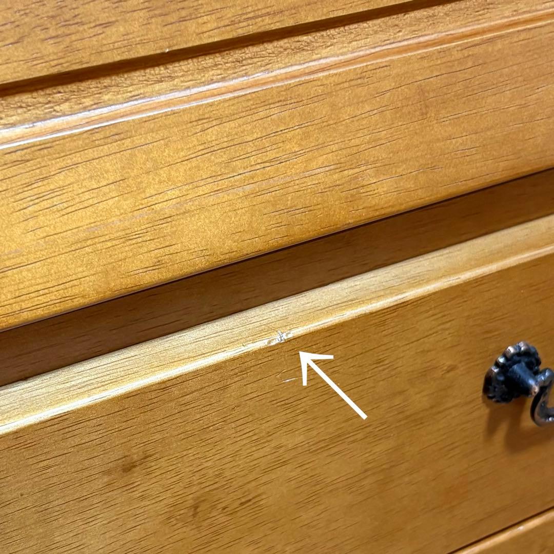 アンティーク調 ライティングビューロー チェスト デスク コンパクト