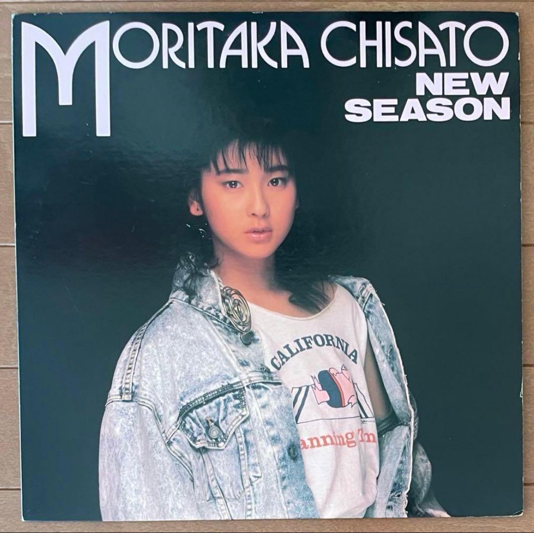 帯コピー　白プロモサンプル見本盤LPレコード　 森高千里　NEW SEASON