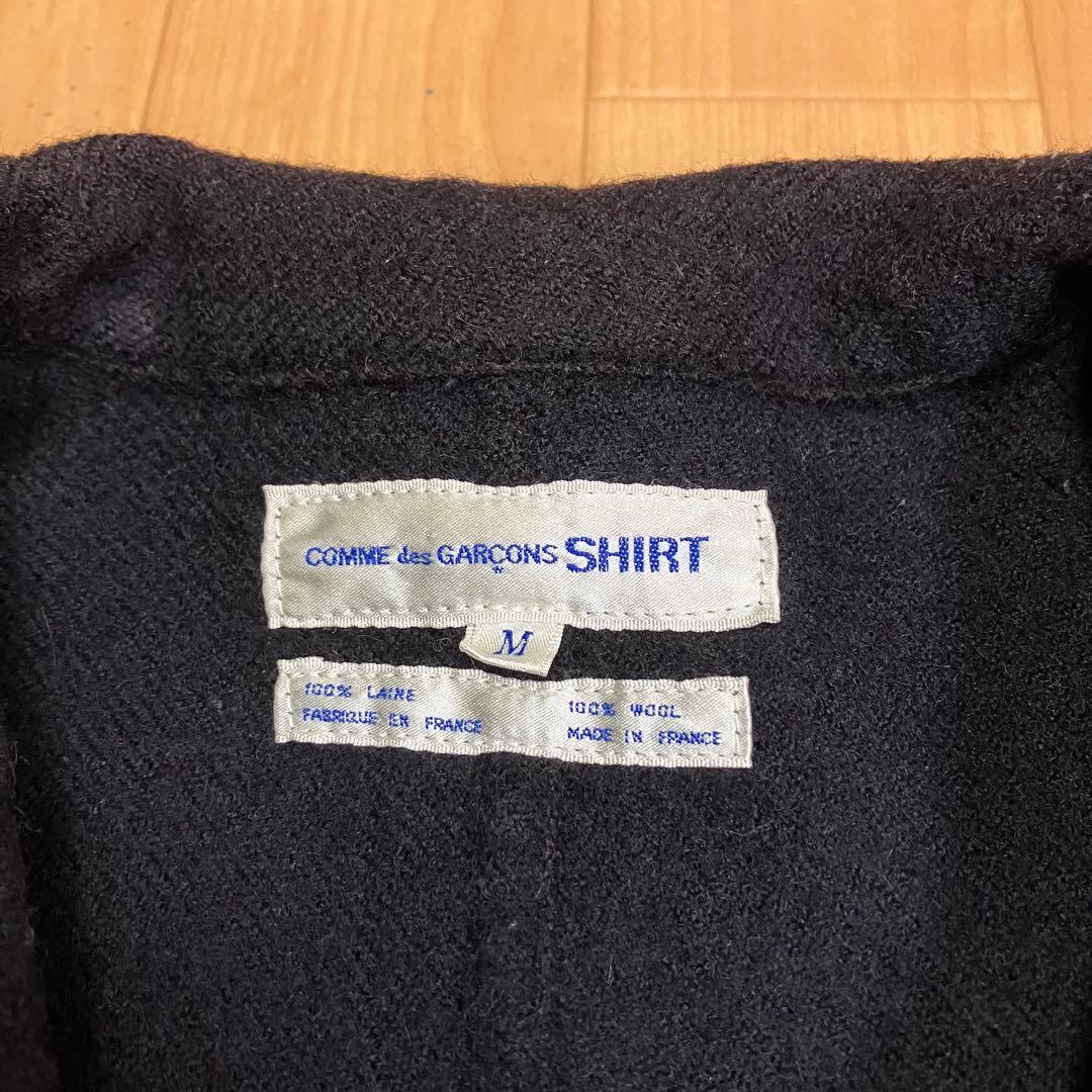 専用　コムデギャルソンシャツ　縮絨　ウールジャケット 　黒　Mサイズ
