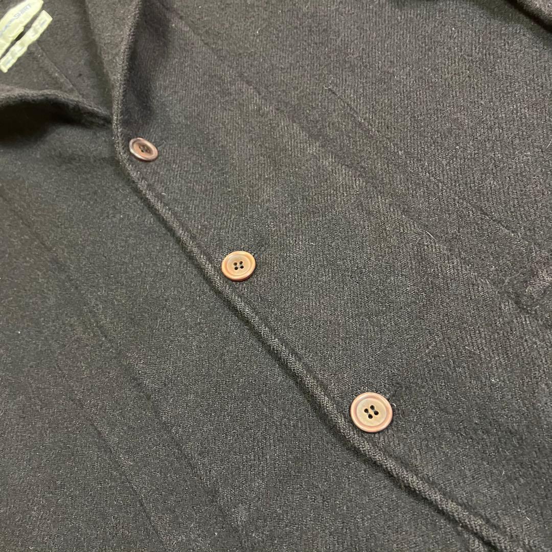 専用　コムデギャルソンシャツ　縮絨　ウールジャケット 　黒　Mサイズ