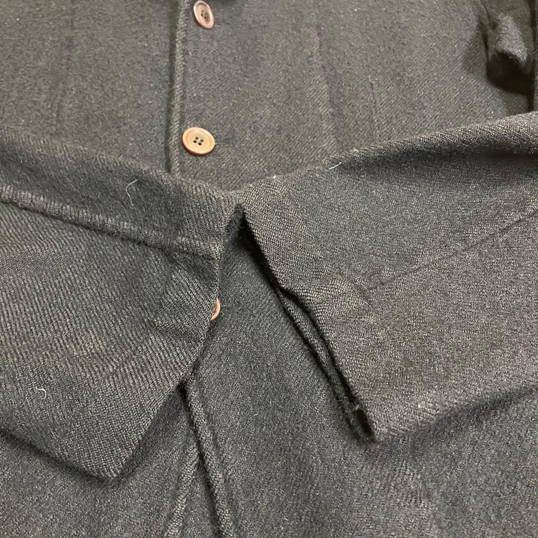 専用　コムデギャルソンシャツ　縮絨　ウールジャケット 　黒　Mサイズ