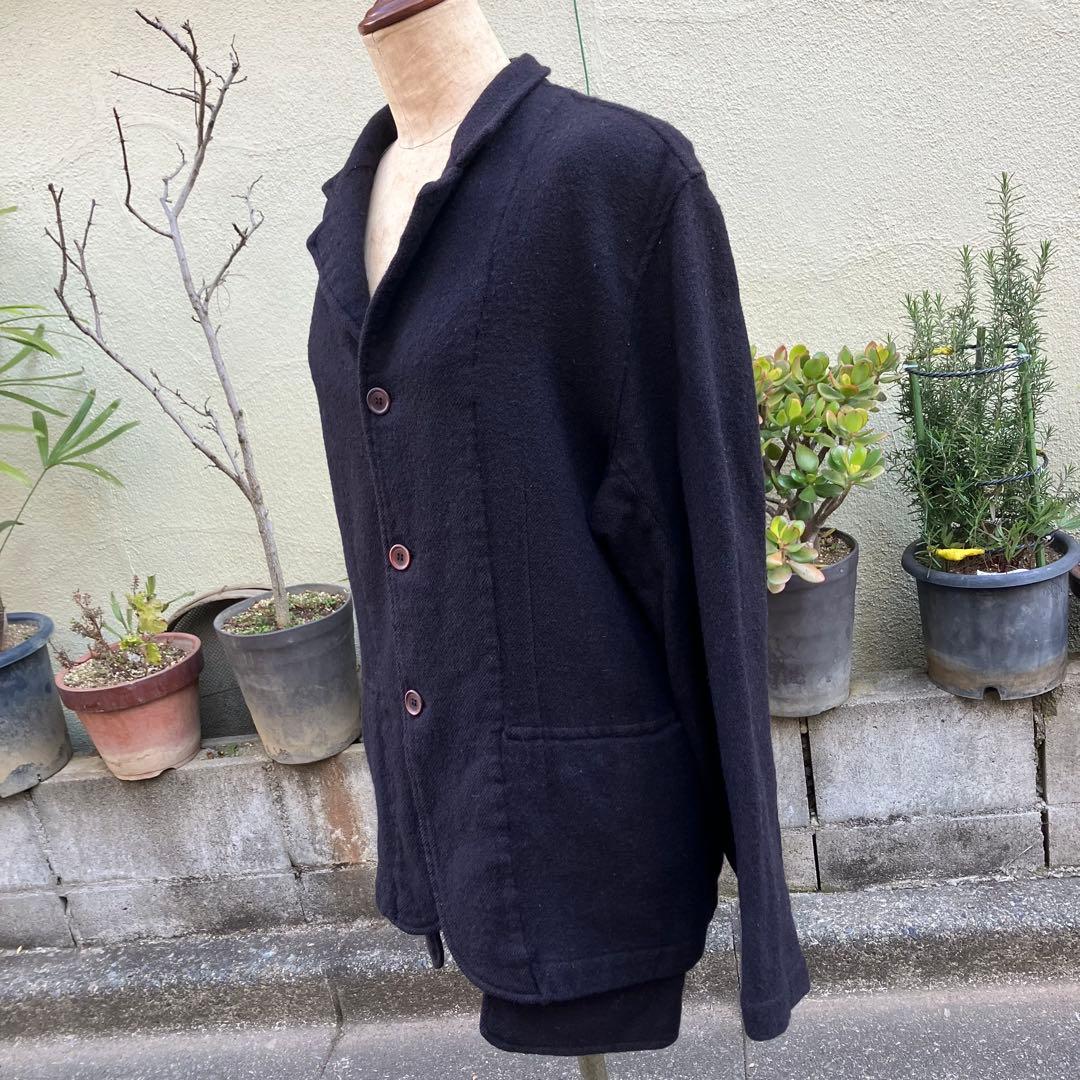 専用　コムデギャルソンシャツ　縮絨　ウールジャケット 　黒　Mサイズ