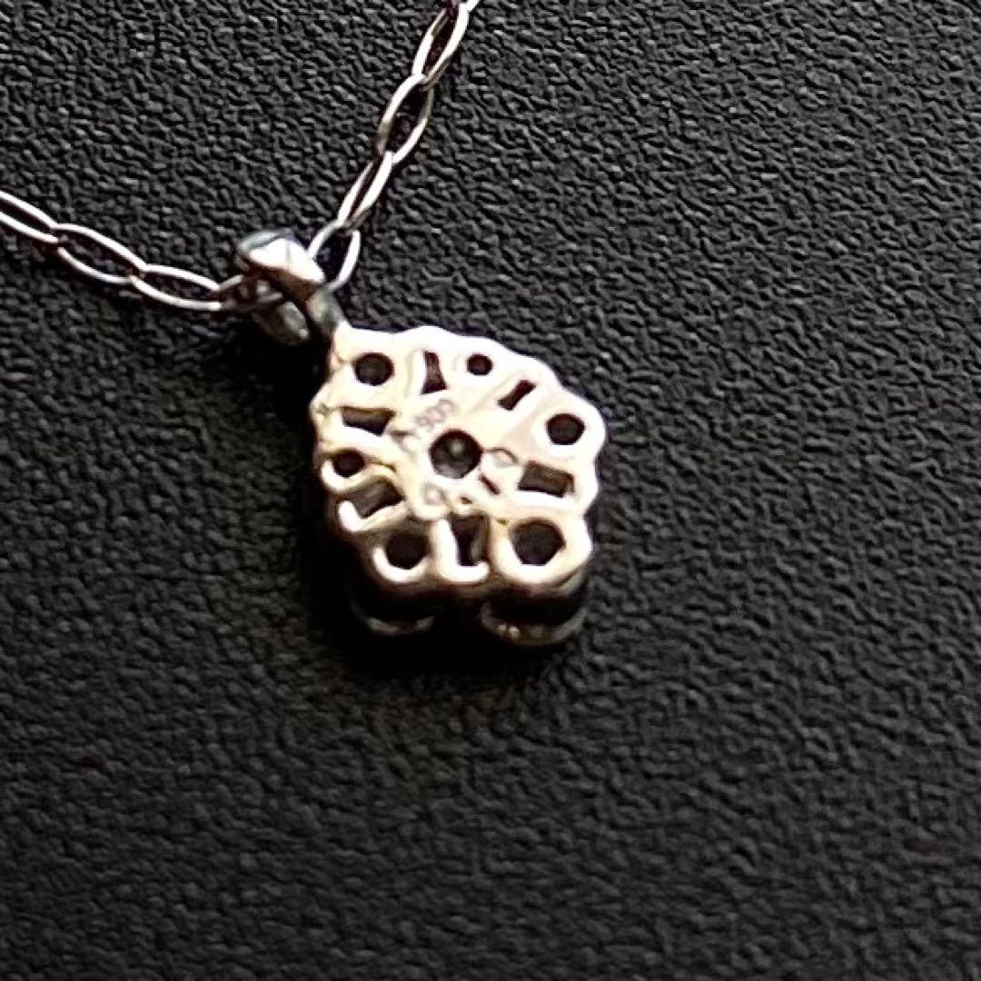 con affetto Pt900/850 プラチナ ダイヤ ネックレス