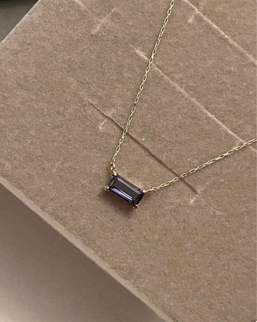 TSUTSUMI アイオライト　ネックレス　未使用