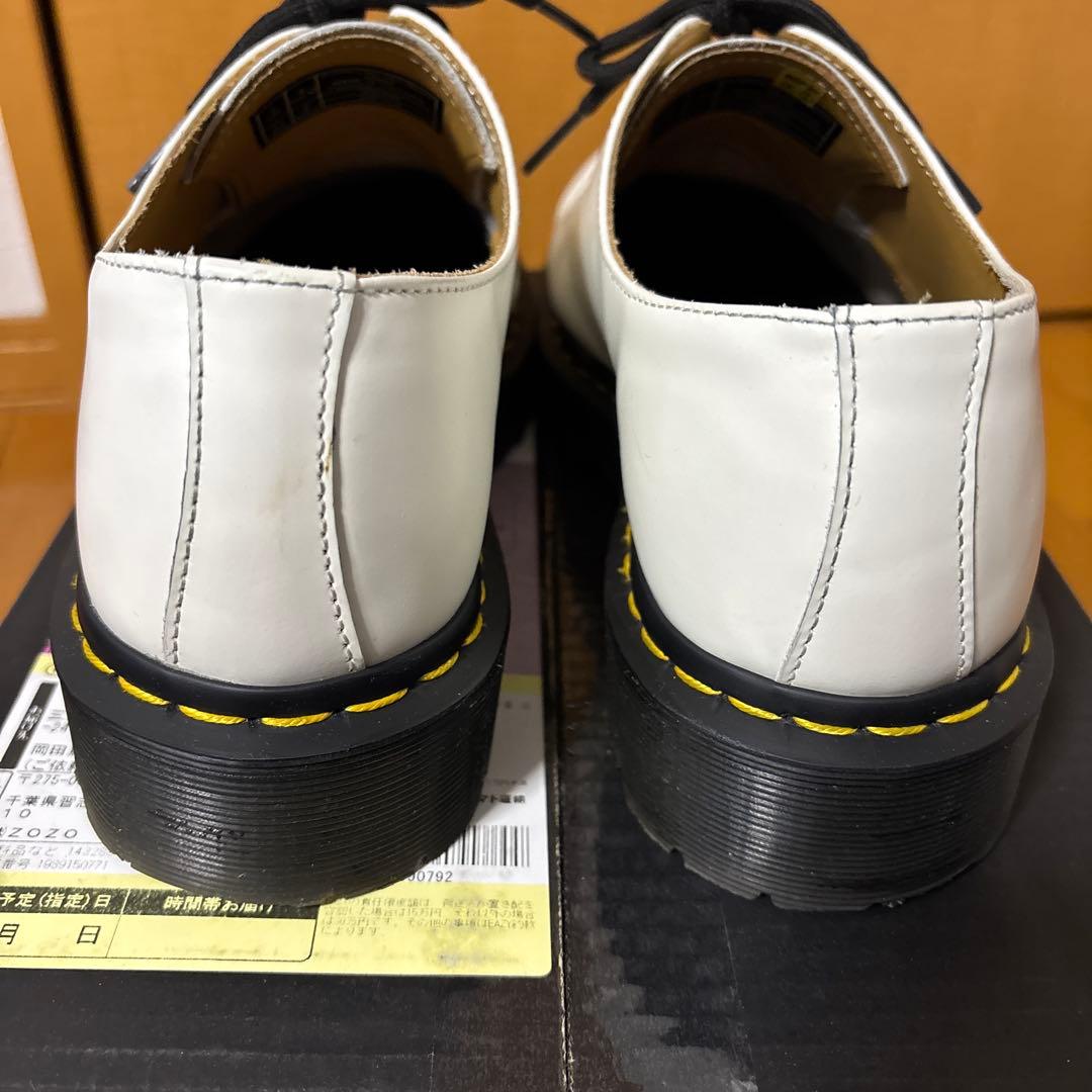 ドクターマーチン　3ホール　ホワイト UK7