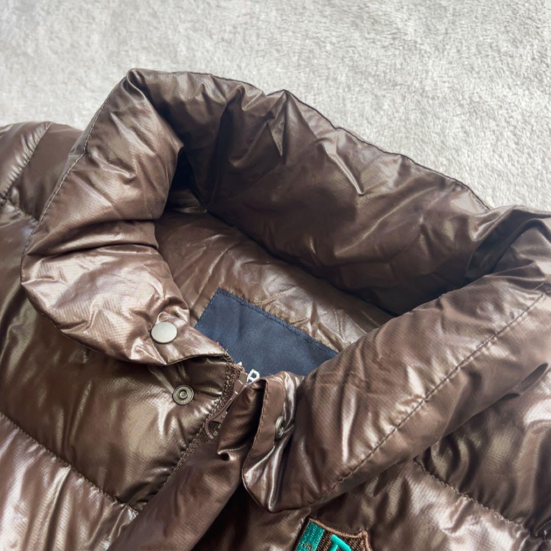 極美品　パーリーゲイツ 2way　ダウン　ジャケット　ベスト　軽量　ブラウン