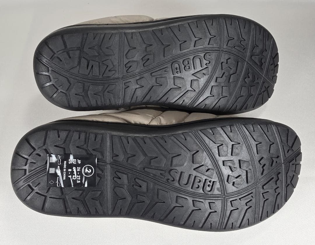 新品未使用 ナンガ スブ オーロラウィンターサンダル ベージュ2