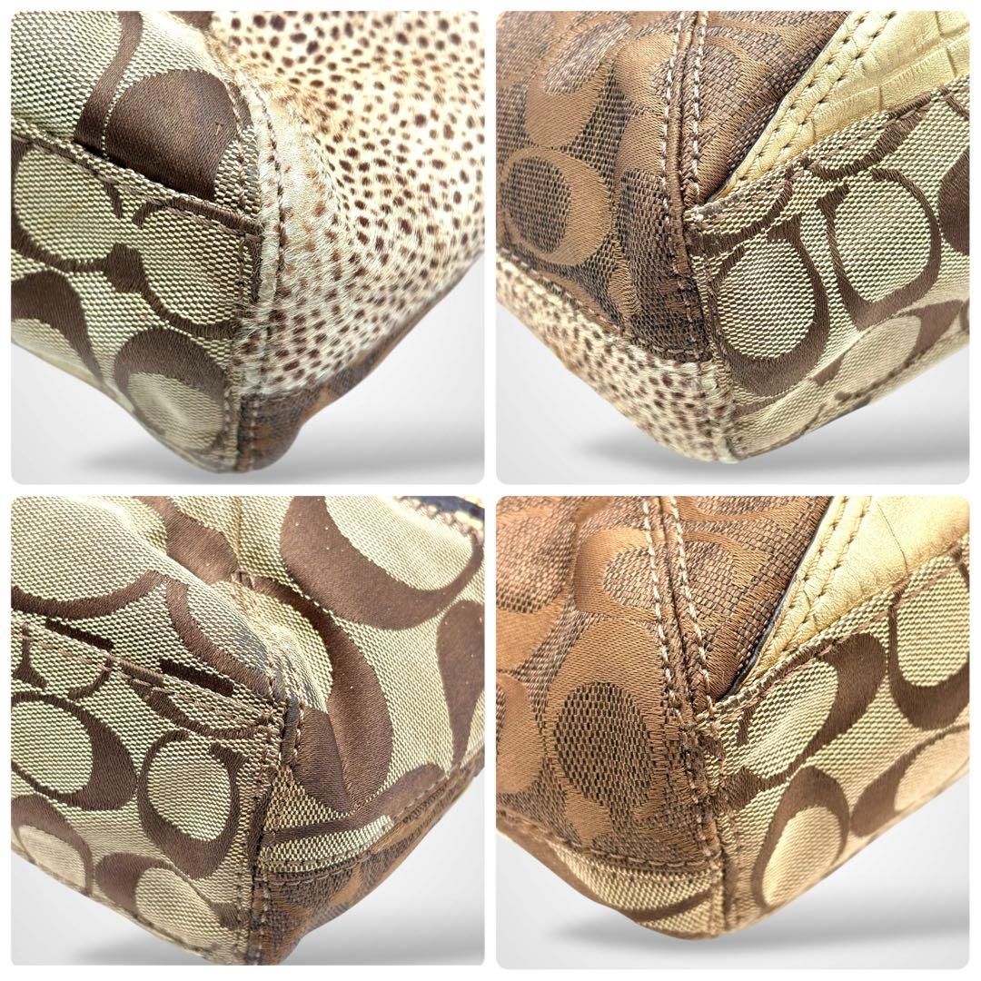 バッグ Vintage Coach Patchwork Shoulder Bag Y2K