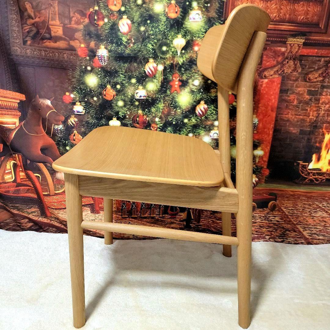 【iam】無印良品　ラウンドチェア オーク材 インテリア