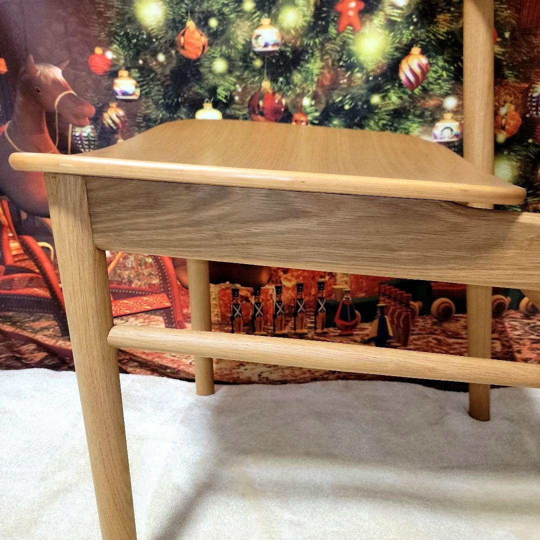 【iam】無印良品　ラウンドチェア オーク材 インテリア