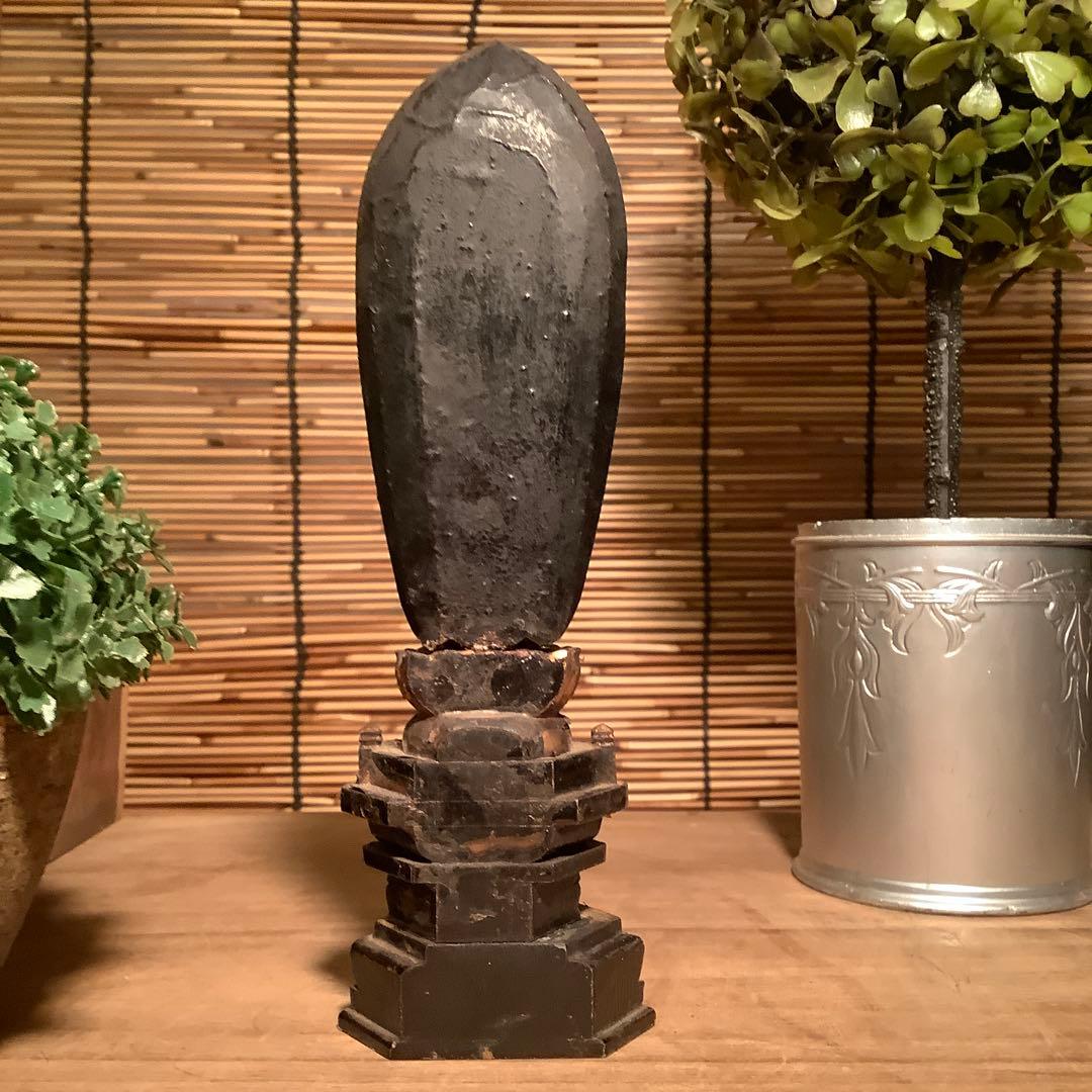 コダック様売約keep「合掌・勢至菩薩＋救世地蔵菩薩」ニ仏・漆金箔・木彫