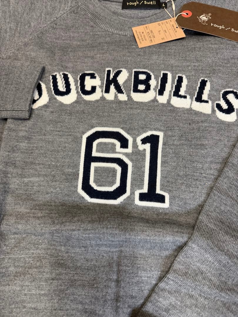 新品正規品【ROUGH&SWELL/L】クルーネックニットセーター長袖