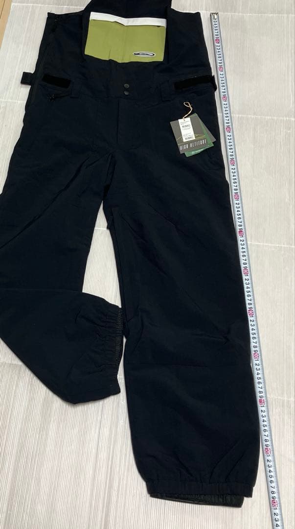 送料無料 新品 QUIKSILVER スノーウェア ビブパンツ M BLK