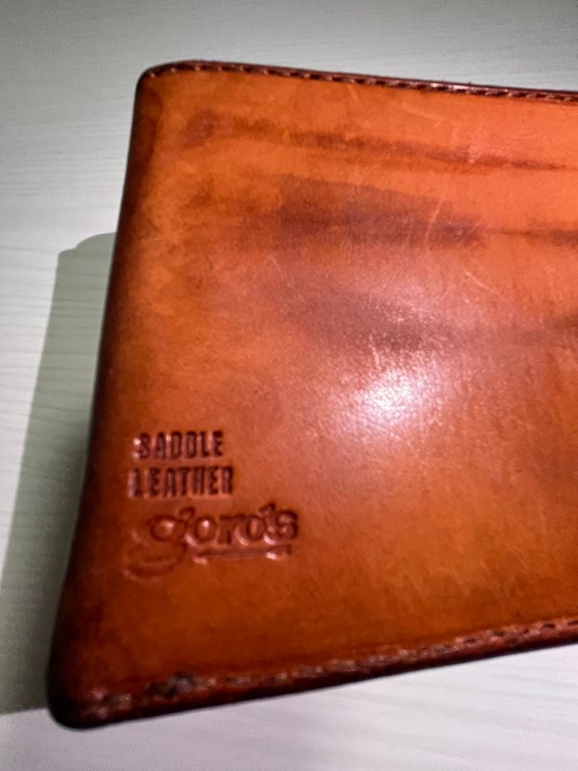 goro’s ウォレット レザー 使用感あり