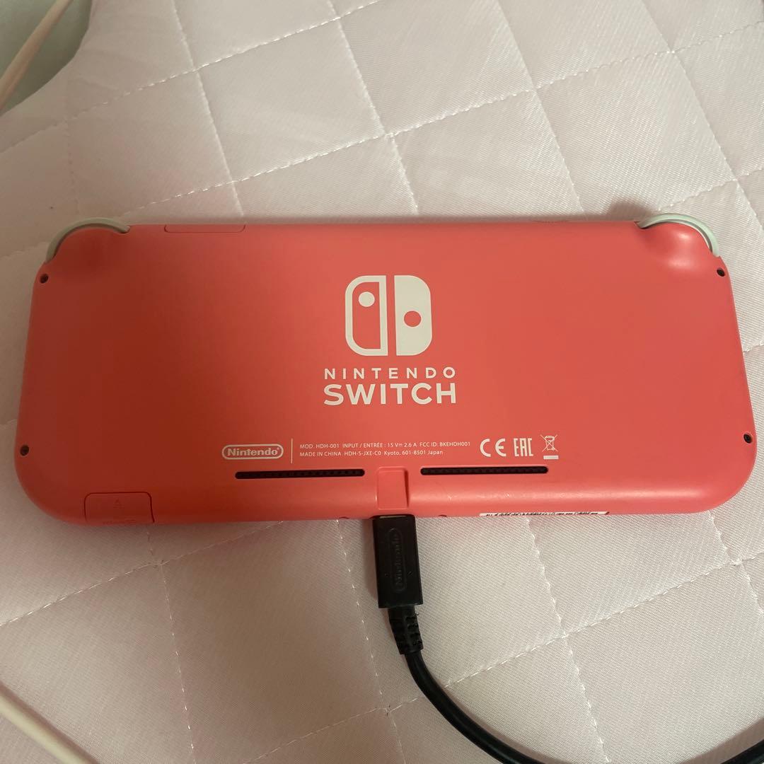 Nintendo Switch Lite コーラル 本体 箱あり 付属品完備