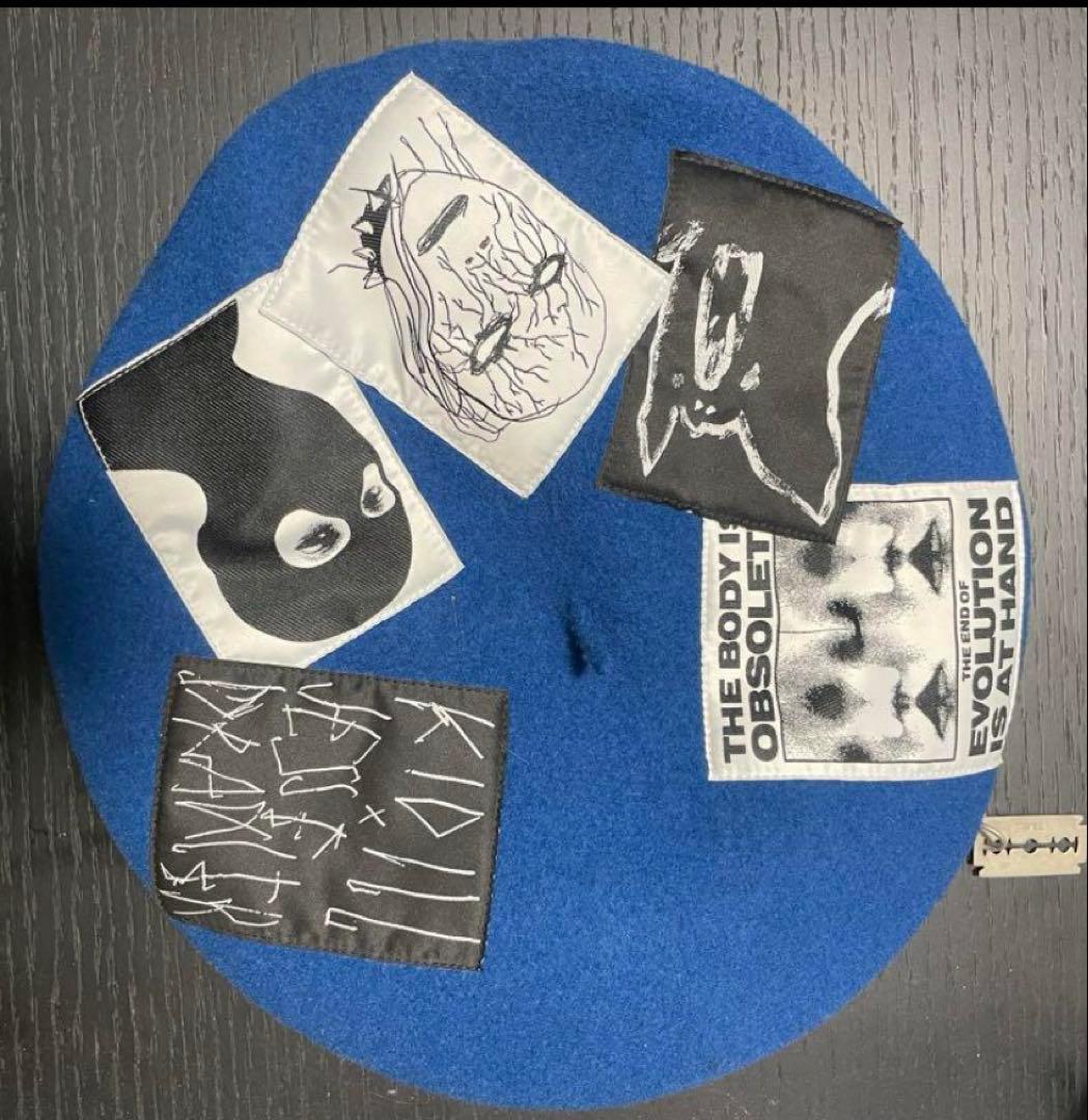 美品　KIDILL CA4LA ベレー帽 レア品　ブルー