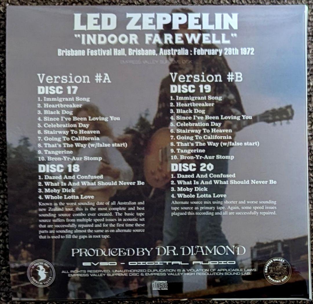 ア*ー様 レッド・ツェッペリン:サンダー・ダウン・アンダー⭐️20CD＆DVD