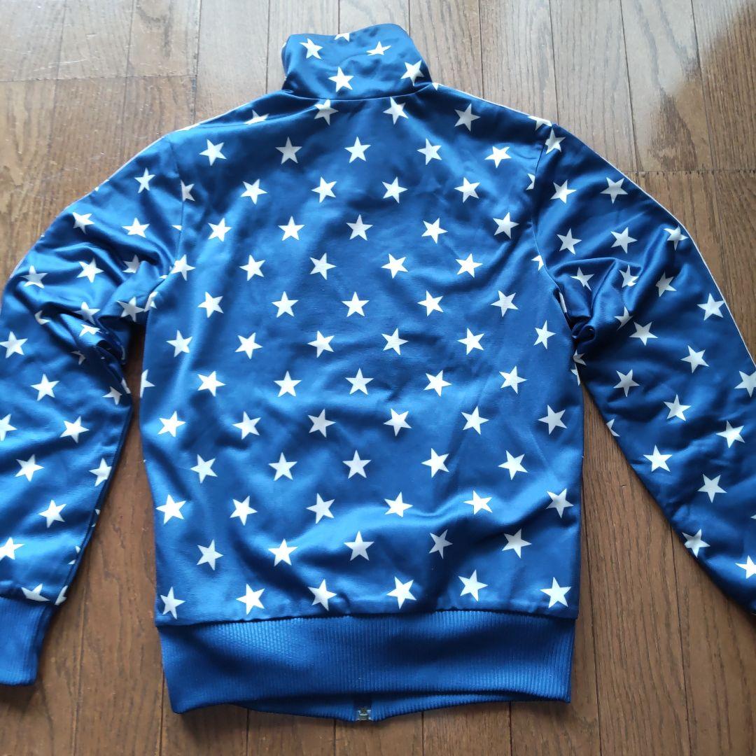 adidas 星柄オリジナル ジップアップジャージ Lサイズ