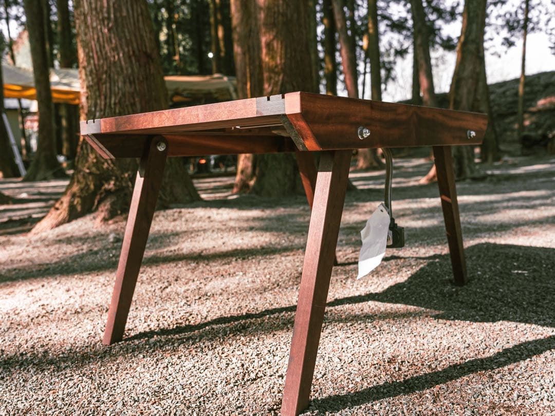 キャンプテーブル　アウトドアテーブル　ウォルナット　日本製