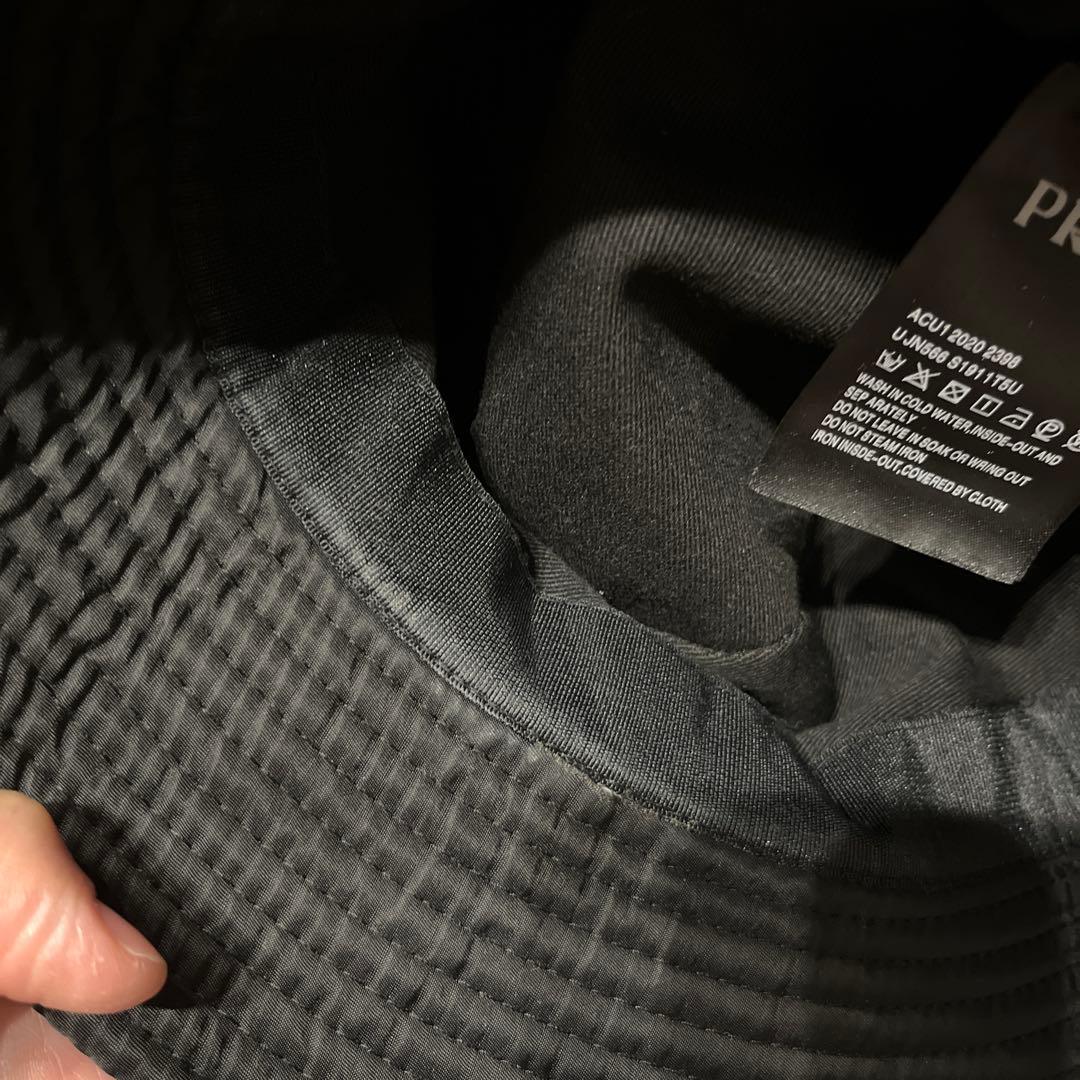【かりこ】PRADA ブラック バケットハット