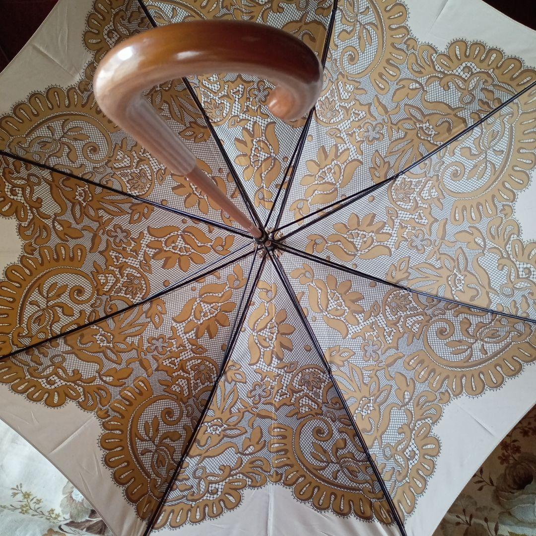 最終価格「新品」BALENCIAGA　長傘 　　木製　重厚　高級 　クラシック