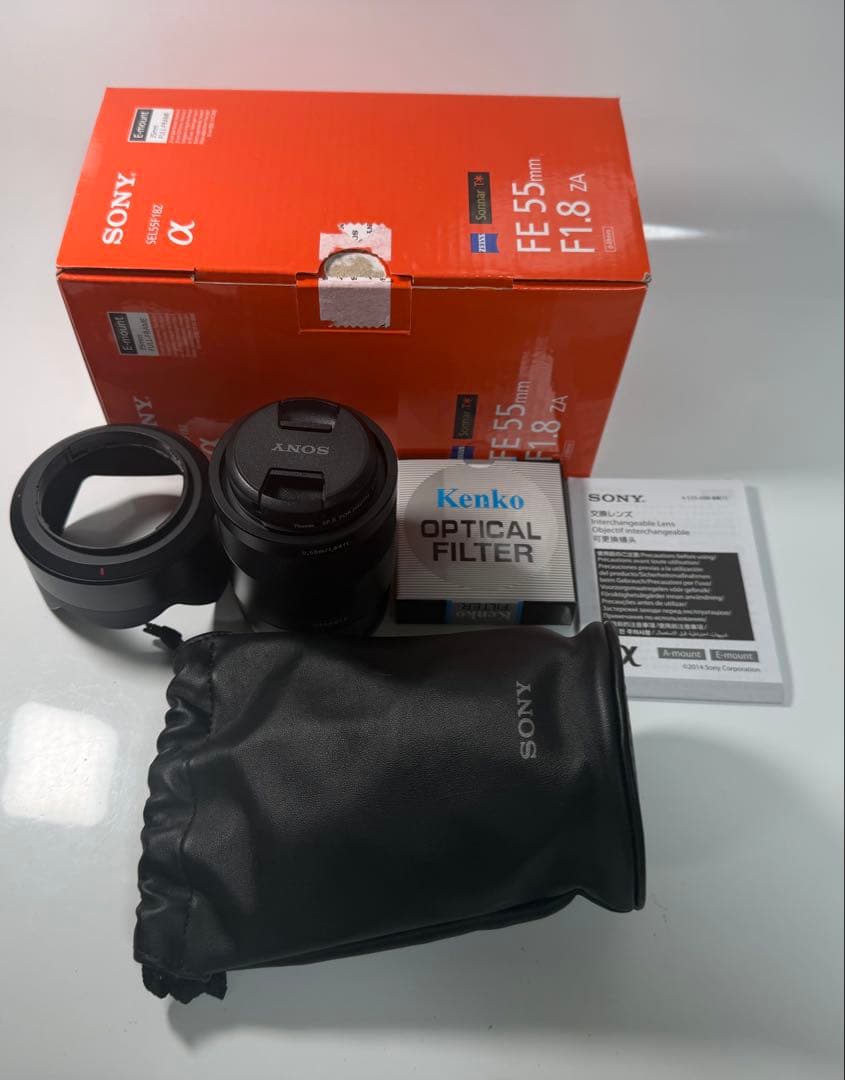 美品 ソニー SONY Sonnar T* FE 55mm F1.8 ZA