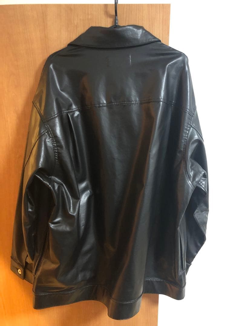 discovered カバーオール　ジャケット　レザーDC-SS19-BL-02