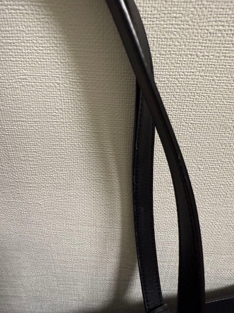 【布ケース付】YSL 黒 トートバッグ　サンローラン A4