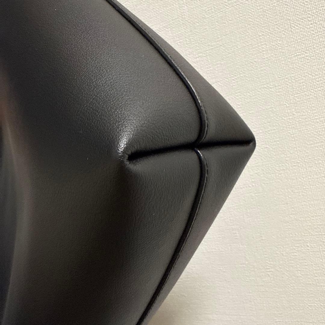 【布ケース付】YSL 黒 トートバッグ　サンローラン A4