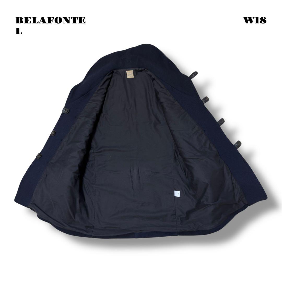 希少品！ BELAFONTE ベラフォンテ コート ネイビー ブルー 紺 青 L