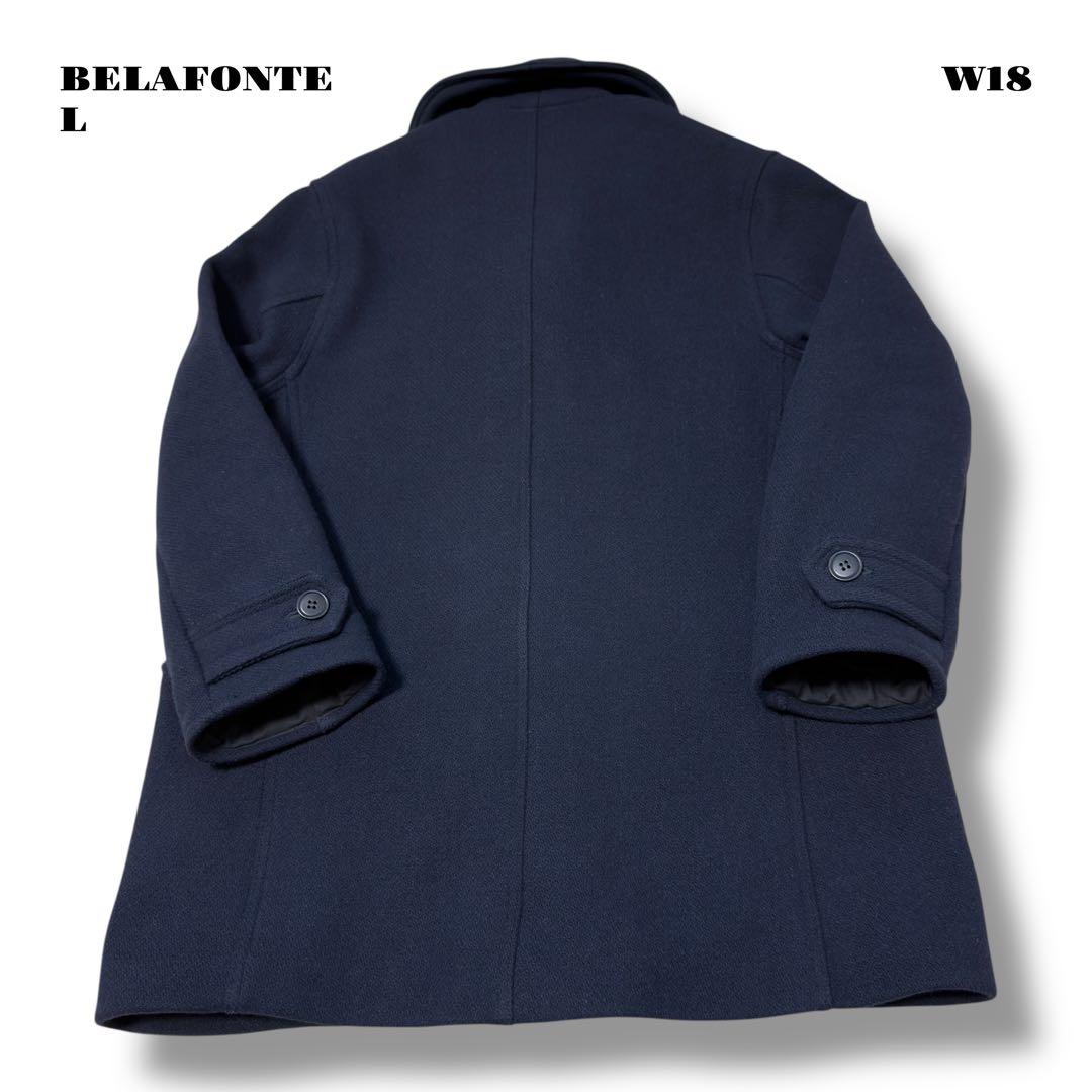 希少品！ BELAFONTE ベラフォンテ コート ネイビー ブルー 紺 青 L