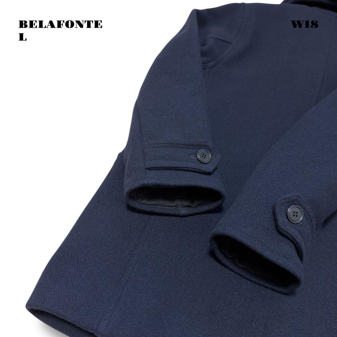希少品！ BELAFONTE ベラフォンテ コート ネイビー ブルー 紺 青 L
