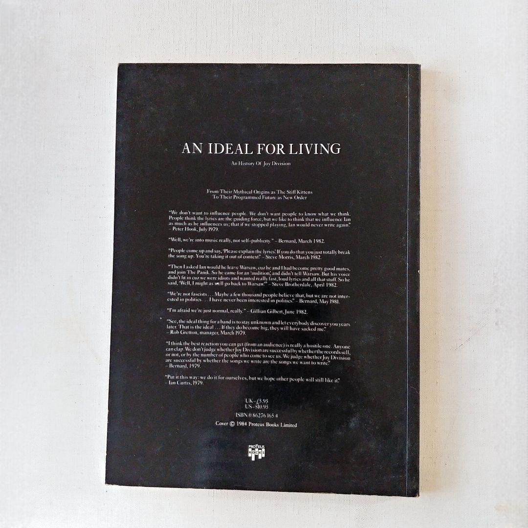 激レア Joy Division 本 AN IDEAL FOR LIVING