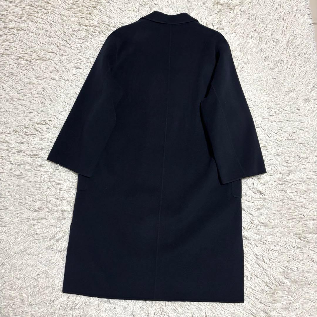 未使用級 スローブイエナ ダブルフェイスロングチェスターコート L相当