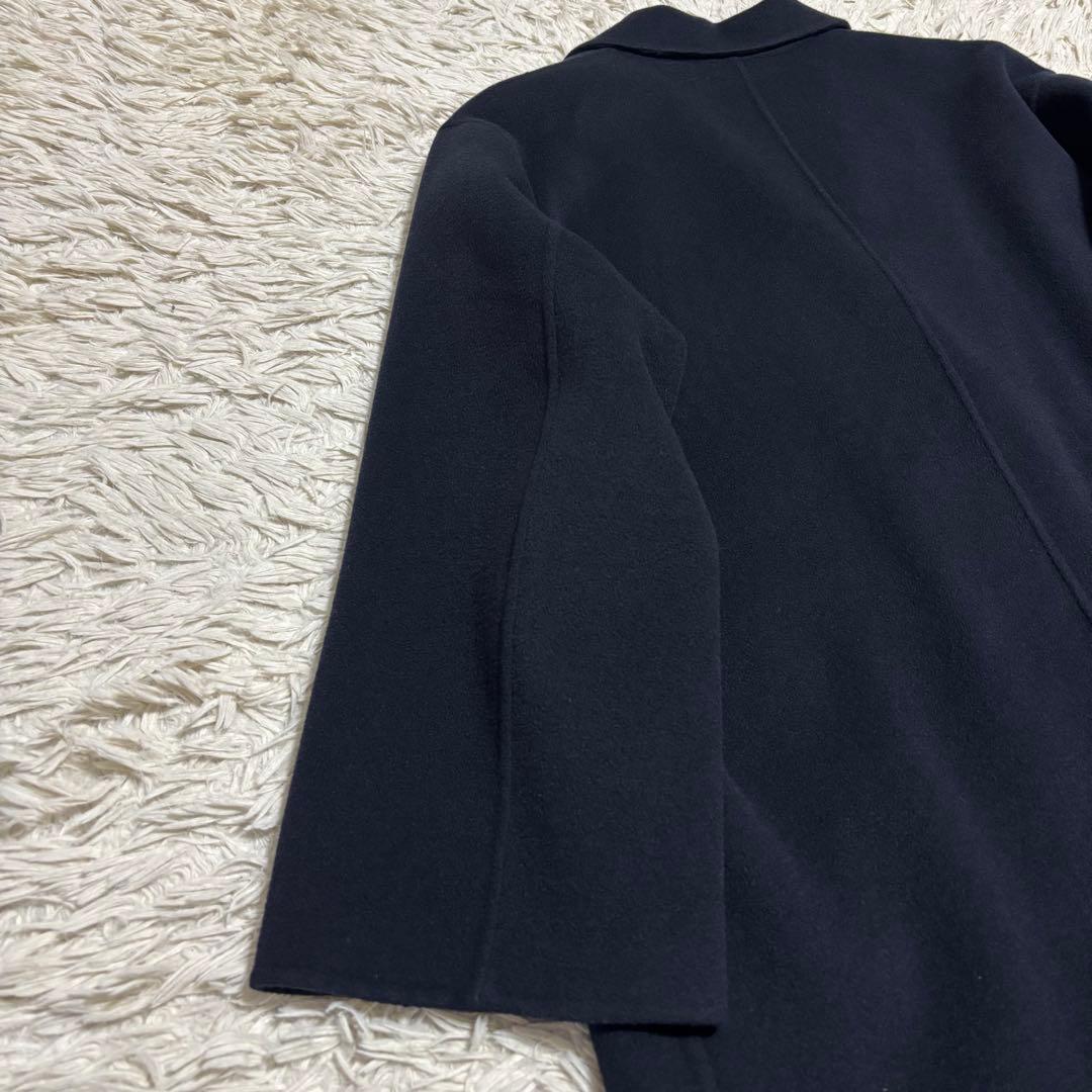 未使用級 スローブイエナ ダブルフェイスロングチェスターコート L相当