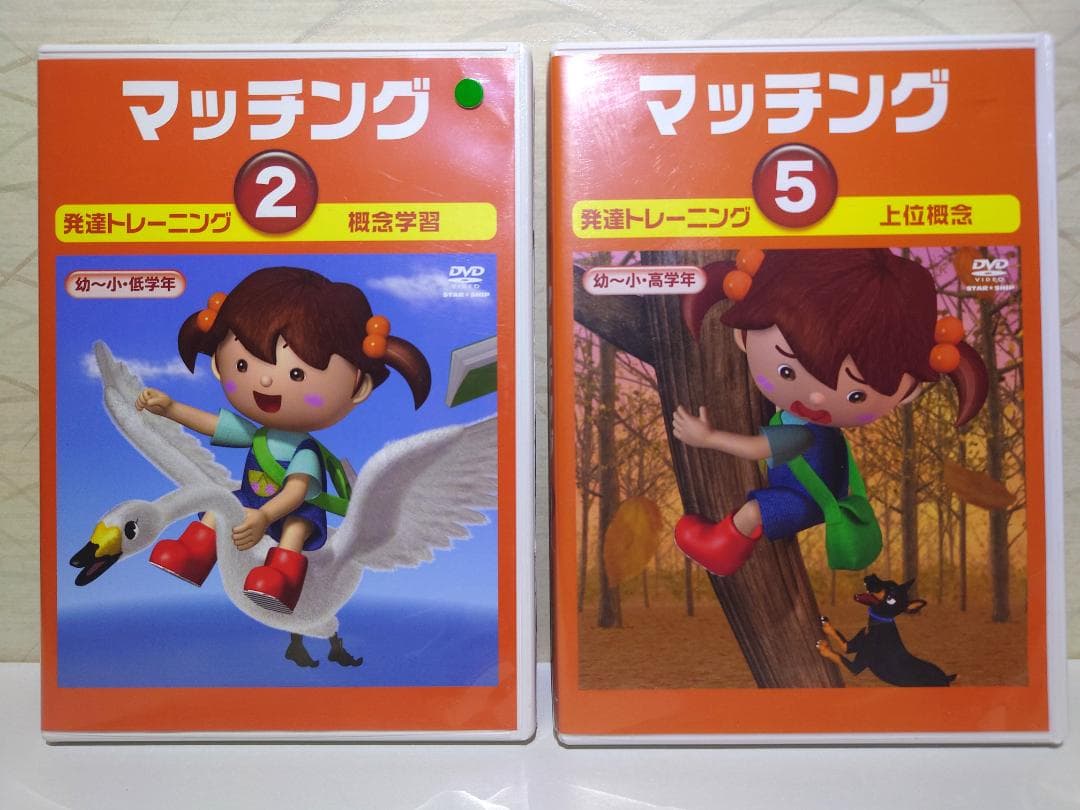 星みつる式 発達トレーニング　マッチング DVD5枚セット