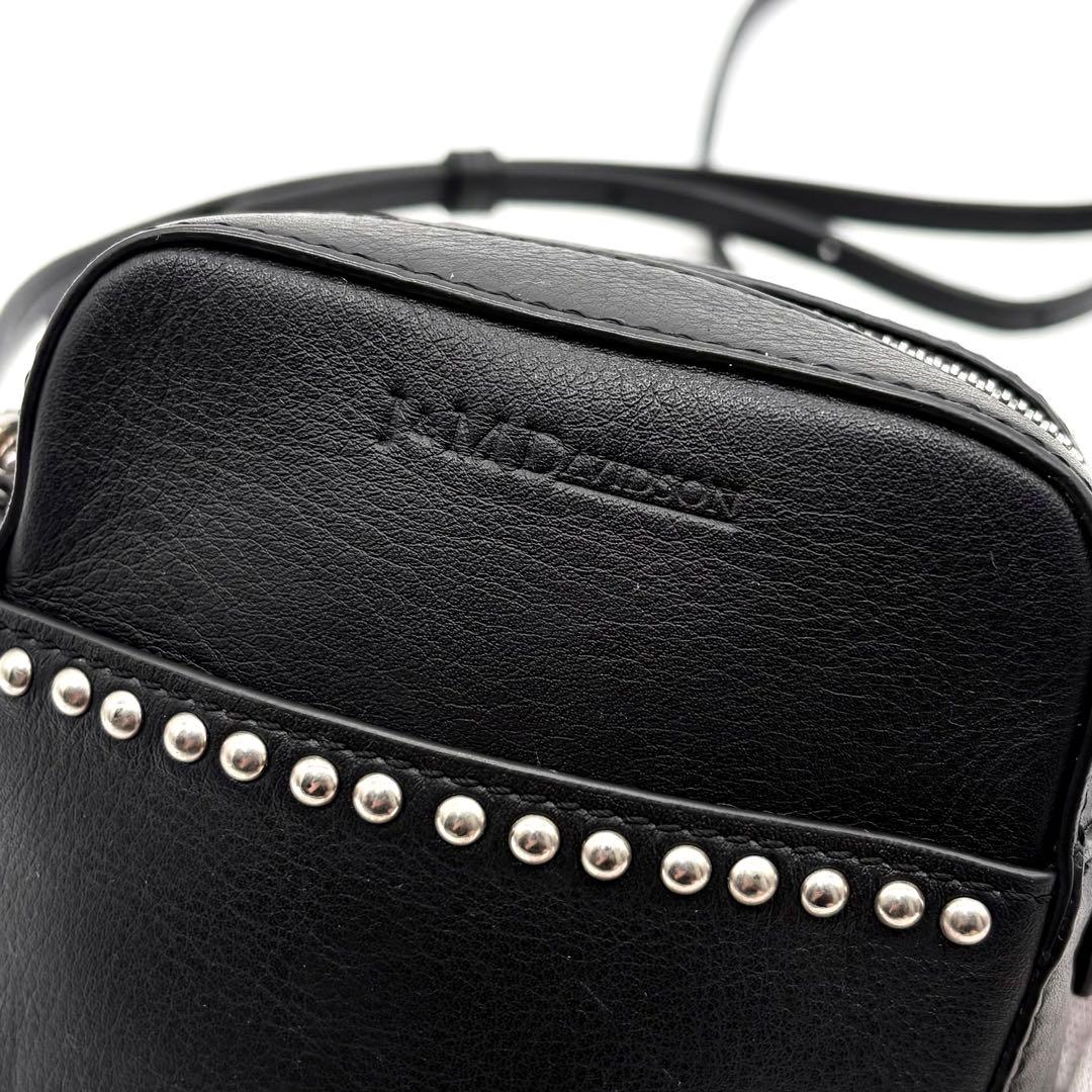 美品✨J&M DAVIDSON ペブル ミニ ショルダーバッグ レザー ブラック