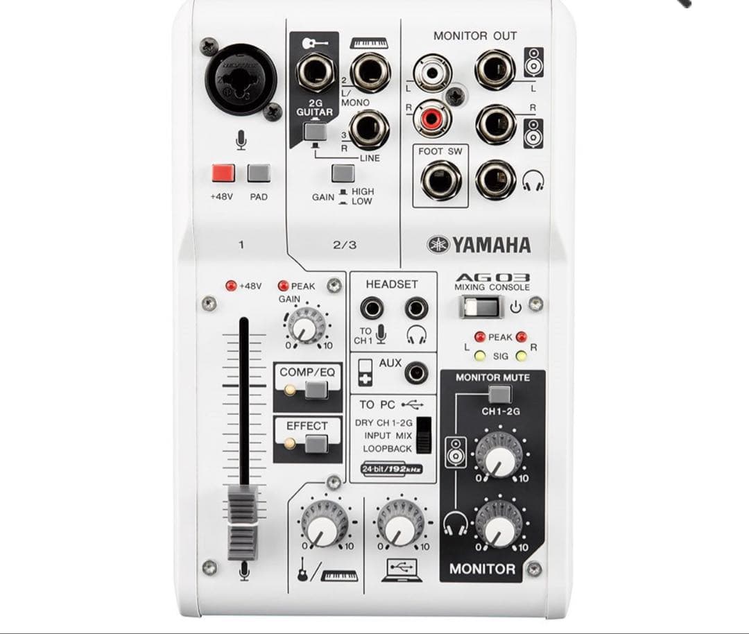 YAMAHA AG03 ミキサー