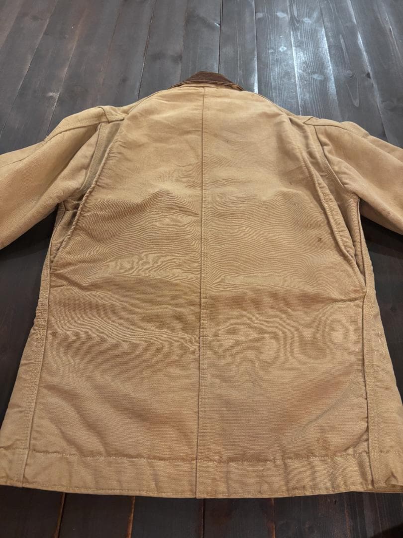 Carhartt 80S BIG C ボタン 横縞ブランケット ビンテージチョア