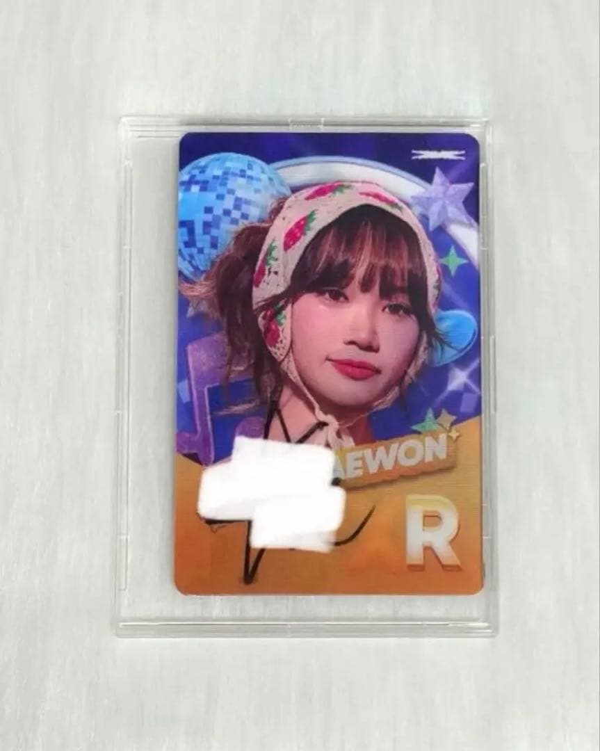 LE SSERAFIM トレカ チェウォン 直筆サイン レンチキュラー