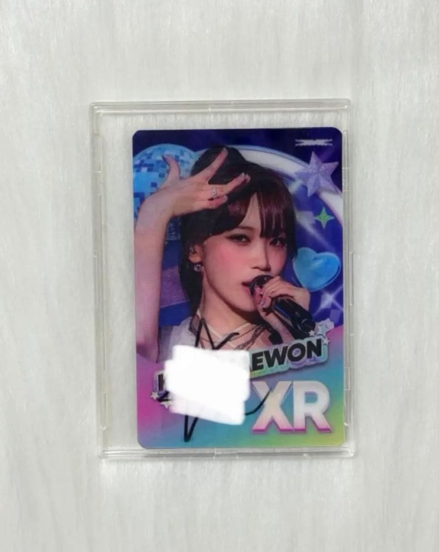 LE SSERAFIM トレカ チェウォン 直筆サイン レンチキュラー