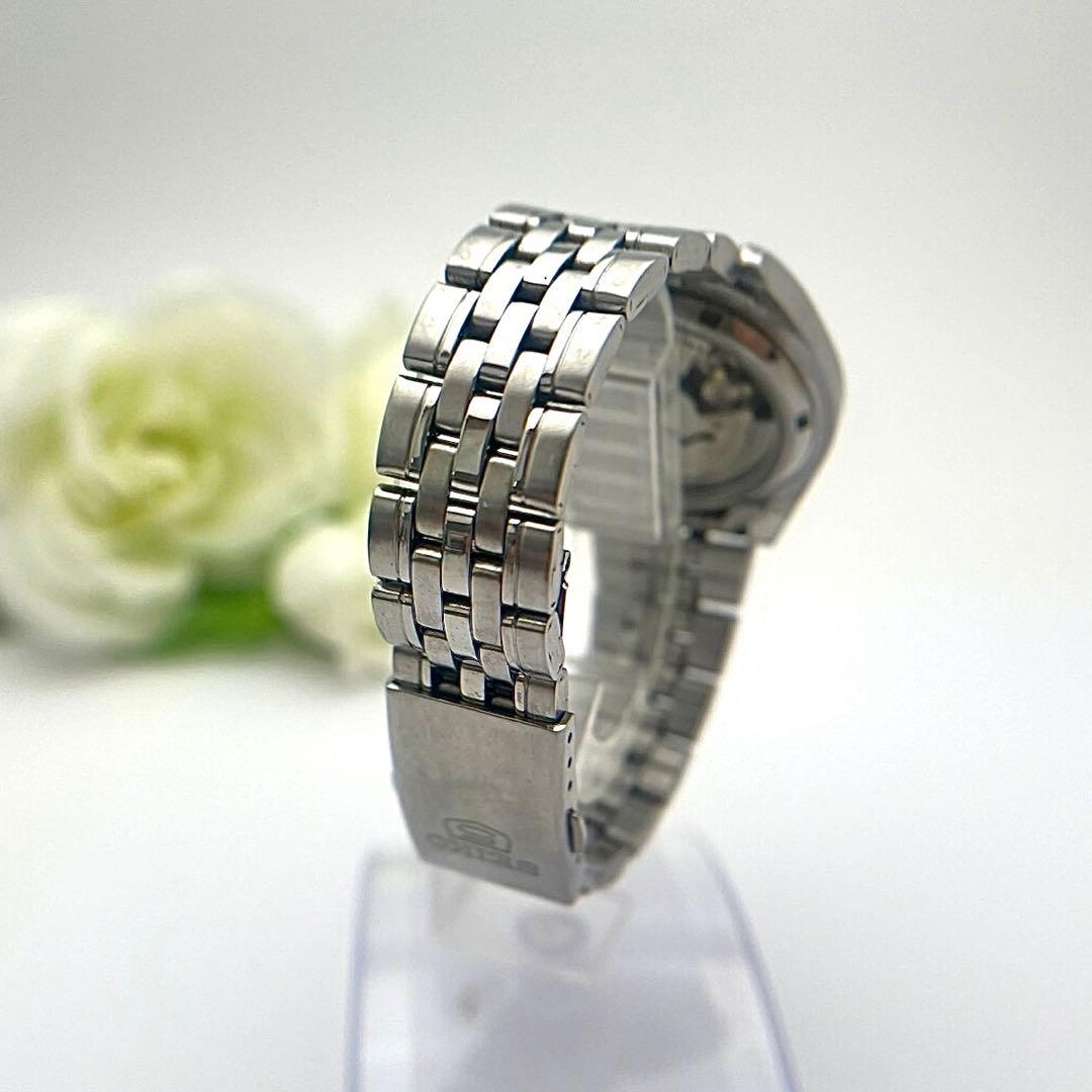 ☆裏スケルトン☆セイコー　ファイブ　自動巻き　メンズ腕時計　デイデイト