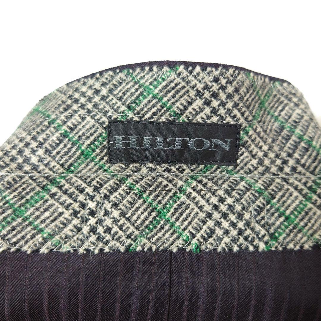 未使用　ヒルトン　スーツ　定価7.5万円　YA7　HILTON　美しい光沢