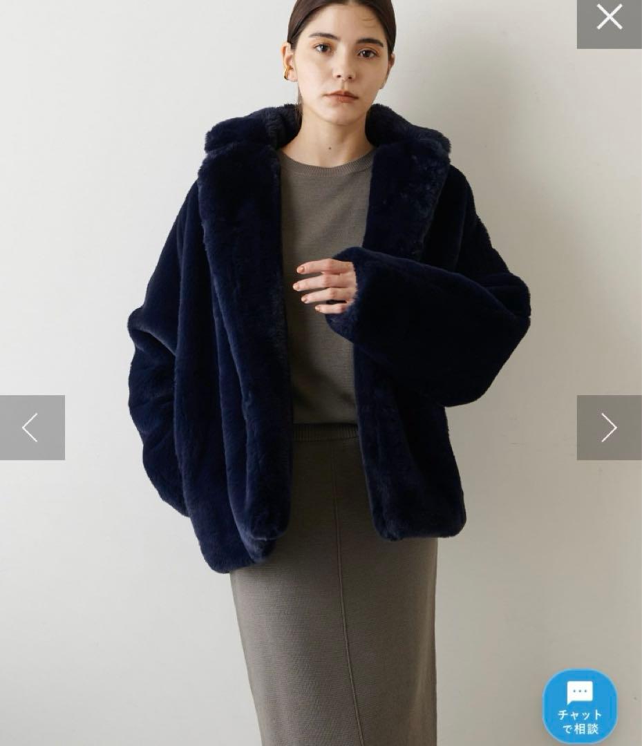 ウィムガゼット　エコファーショートブルゾン